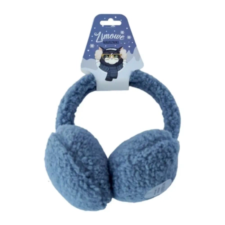Nauszniki pluszowe niebieskie - MCD
