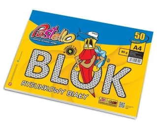 Blok rysunkowy A4 80g 50 kartek - Alfa Pastello