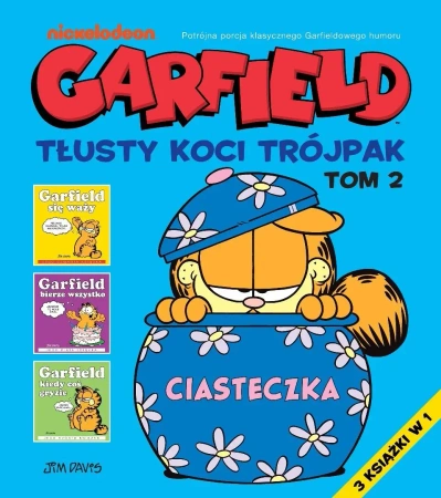 Garfield T.2 Tłusty koci trójpak - Jim Davis, Jim Davis