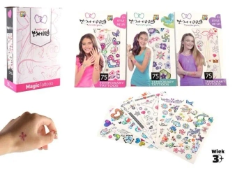 Tatuaże naklejki zmywalne nastolatka mix - Pro Kids