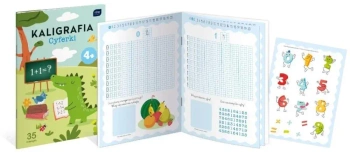 Kolorowanka A4/16K z naklejkami Cyfry + zadania