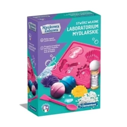 Naukowa zabawa.Laboratorium mydlarskie - Clementoni