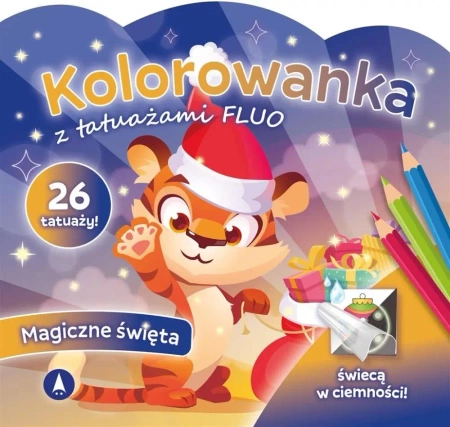 Kolorowanka z tatuażami flou Magiczne święta - praca zbiorowa