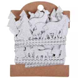 Craft with Fun Ozdoba dekoracyjna Taśma samoprzylepna Renif 2m/3,8cm 12/288