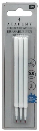 Wkłady do długopisów ścieralnych autom. 3szt - INTERDRUK