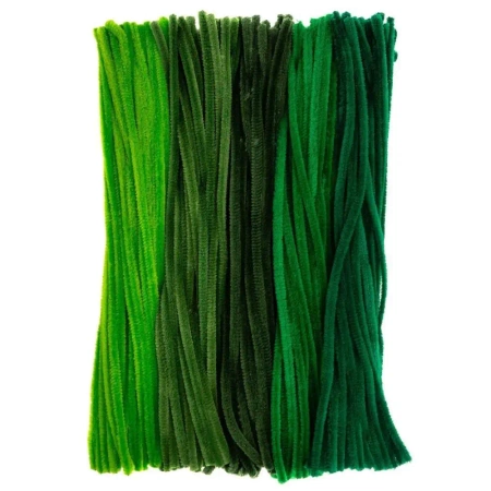 Druciki kreatywne 30cm odcienie zieleni 200szt - Dalprint dpCraft
