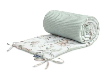 Ochraniacz do łóżeczka Wafel sarenki miętowy - Sensillo