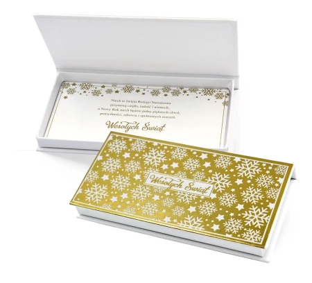 Pudełko ozdobne na banknoty MB-008 Boże Narodzenie - Kukartka
