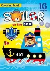 Kolorowanka A4 16 obrazków Na morzu - Fresh