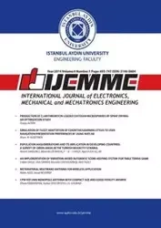 International Journal of Electronics, Mechanical and Mechatronics Engineering - UCAN Osman Nuri