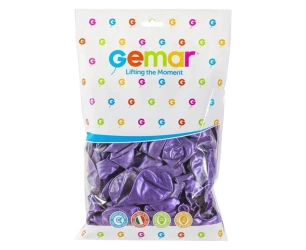 Balony metal 10" fioletowe - Godan