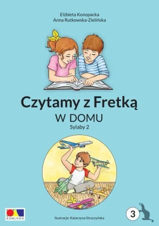 Czytamy z Fretką cz.3 W domu. Sylaby 2 - Elżbieta Konopacka, Anna Rutkowska-Zielińska, Kat