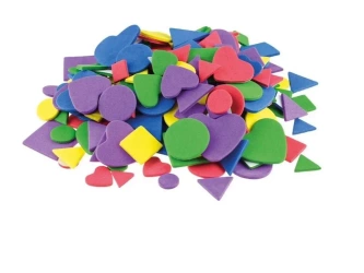 Naklejki z pianki figury 200szt - Brewis