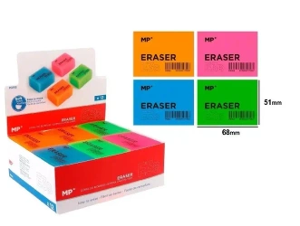 Gumka do ścierania mix (12szt) - MP Main Paper