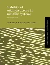 Stability of Microstructure in Metallic Systems - Martin J. W.