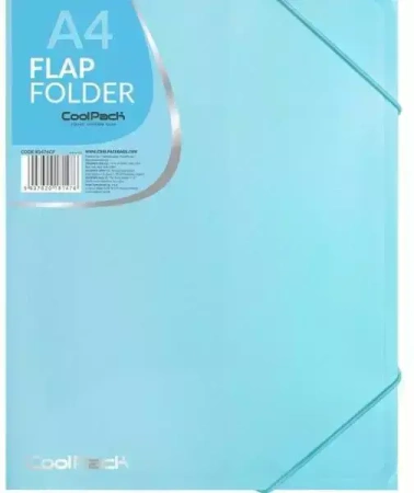 Teczka na gumkę A4 niebieska pastel CoolPack 81476CP