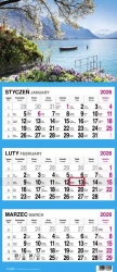 Kalendarz 2026 Trójdzielny Widok - O-press