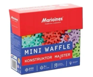 Klocki Mini Waffle 200 el. Konstruktor Majster - Marioinex