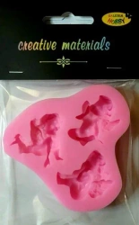 Forma silikonowa 7,5x8cm Aniołki - Galeria Hobby