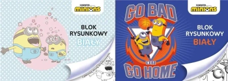 Blok rysunkowy A4/20K biały Minionki - Beniamin