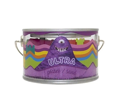 Ultra Piasek 200g fioletowy + 5 foremek Zamek - EPEE