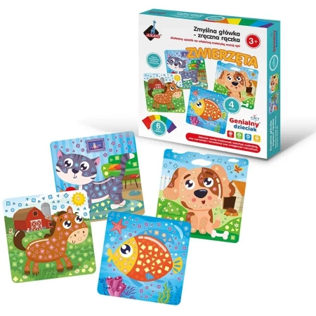 Genialny dzieciak. Zmyślna główka - zwierzęta - Askato