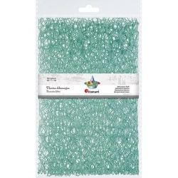 Tkanina dekoracyjna zielona 60x50cm - Titanum