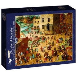 Puzzle 1000 Brueghel, Dziecięce zabawy - Bluebird Puzzle