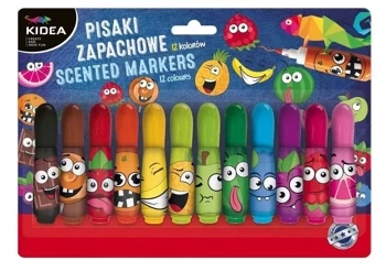 Pisaki zapachowe 12 kolorów KIDEA - DERFORM