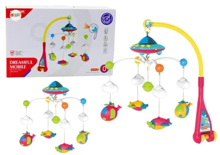 Karuzelka do łóżeczka 108 melodii - Leantoys