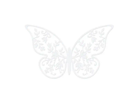 Dekoracje papierowe Motyl 8x5cm 10 zt - PartyDeco