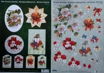 Zestaw 2 arkuszy A4 3D sztancowane - Galeria Hobby