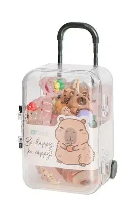 Ozdoby polimerowe 3D - kapibara w walizce 20szt - Dalprint dpCraft