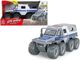 Pojazd policyjny z napędem na koło światło, dźwięk - ADAR