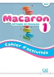 Macaron 1 ćw do nauki francuskiego dla dzieci A1.1 - praca zbiorowa