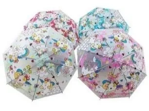 Parasol dziecięcy z gwizdkiem Jednorożce mix - Madej
