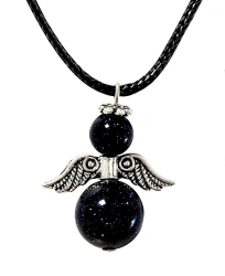 Wisiorek aniołek na rzemyku Noc Kairu - Art Sacrum