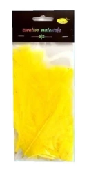 Piórka miękkie żółte 15szt - Galeria Hobby