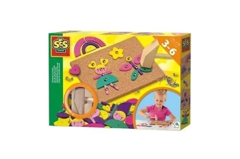 Zestaw z młotkiem tablica korkowa - SES