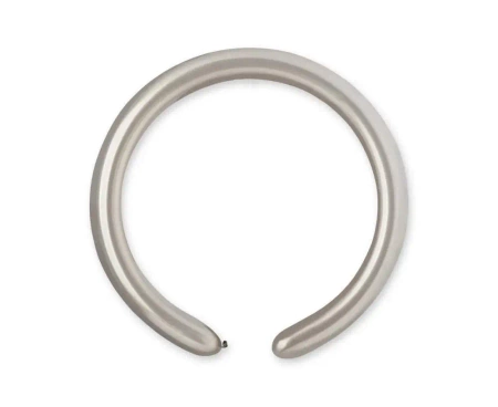 Balony Rurki włoskie srebrne 100szt - Godan