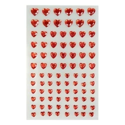 Serduszka kryształki samoprzylepne 84szt - Arpex