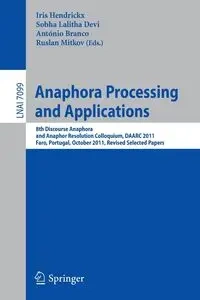 Anaphora Processing and Applications - Hendrickx Iris