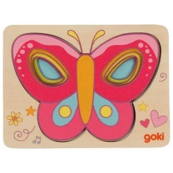 Puzzle warstwowe Motyl - Goki