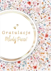 Karnet B6 Ślub Kwiatowa - Henry