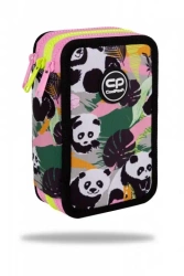 Piórnik 3-komorowy z wyposażeniem Coolpack Jumper 3 Panda Gang