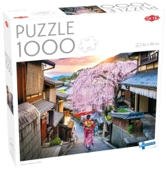 Puzzle 1000 Kobieta spacerująca po Kioto - Tactic