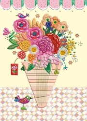 Karnet A5 Imieniny - Wazon - Henry