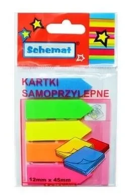 Zakładki indeksujące wskaźniki 12x45mm - Schemat