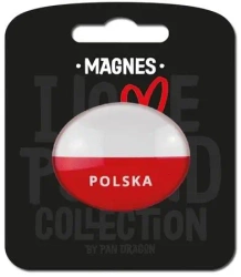 Magnes I love Poland Polska ILP-MAG-B-PL-12 - Pan Dragon