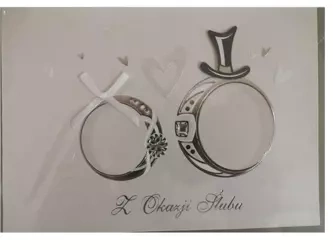 Karnet ślubny B6 Premium 34 + koperta - Panorama